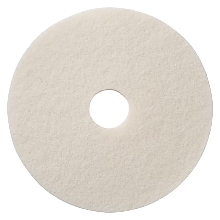 Americo® Super Polish Floor Pad, 20" Diameter, White, Box Of 5