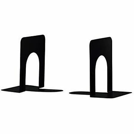 Universal UNV 54055 Economy Bookends, Nonskid, 4 3/4x 5 1/4x 5, Heavy Guage - 5"x4.75"x 5.25" Depth - 54055
