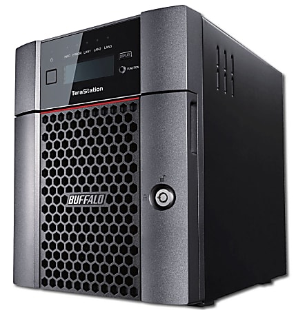 Buffalo TeraStation 5410DN Desktop 16 TB NAS Hard Drives Included (2 x 8TB, 4 Bay) - Annapurna Labs Alpine AL-314 1.70 GHz - 4 x HDD Supported - 2 x HDD Installed - 16 TB Installed HDD Capacity - 4 GB RAM DDR3 SDRAM - Serial ATA/600 Controller