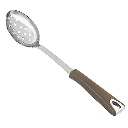 Martha Stewart Stainless Steel Slotted Spoon, Silver