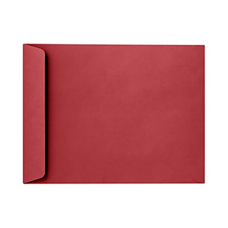 LUX Open-End Envelopes, 6" x 9", Peel & Press Closure, Ruby Red, Pack Of 1,000