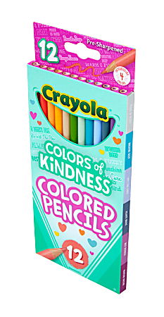 Crayola® Colors of Kindness Pre-Sharpened Colored Pencils, 12 ct - Ralphs