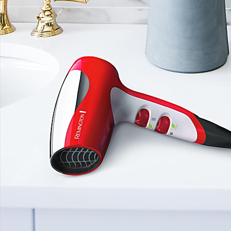 Hair Depot Remington Compact Dryer Chrome x x - 5 Office H W D 12 2 D5000 7 Red