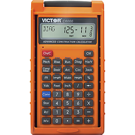 Victor C6000 Advanced Construction Calculator - Office Depot
