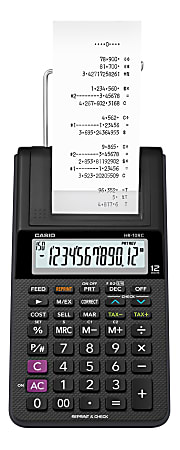 Casio® HR-10RC Portable Printing Calculator