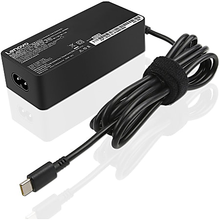Lenovo USB-C 65W AC Adapter, Black, 4X20M26268