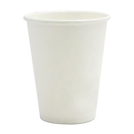 Karat Paper Hot Cups, 8 Oz, White, Set Of 1,000 Cups
