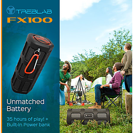TREBLAB FX100 Extreme Bluetooth Speaker Rugged for