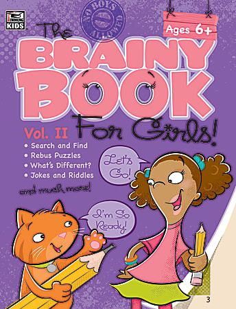 Thinking Kids™ Brainy Book For Girls Volume 2, Grades 1-4
