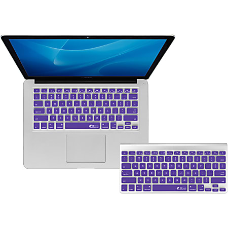 KB Covers Purple Checkerboard Keyboard Cover
