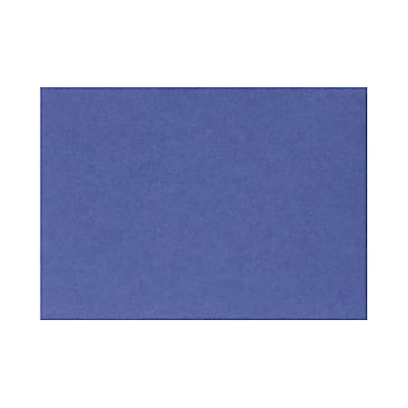 LUX Mini Flat Cards, #17, 2 9/16" x 3 9/16", Boardwalk Blue, Pack Of 50