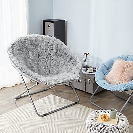 Dormco faux fur butterfly dorm chair top