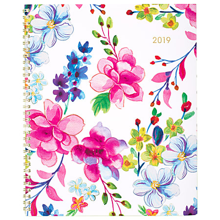 Cambridge® Julep Weekly/Monthly Planner, 8 1/2" x 11", January to December 2019