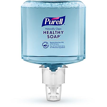 PURELL® Brand Naturally Clean HEALTHY SOAP® Foam ES4 Refill, Fragrance Free, 40.6 Oz Bottle