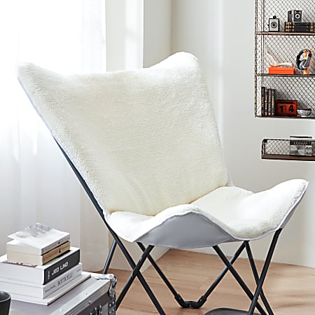 Dormco faux fur butterfly dorm chair sales