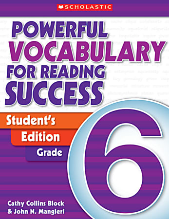 Scholastic Powerful Vocabulary For Reading Success, Student Edition — Grade 6