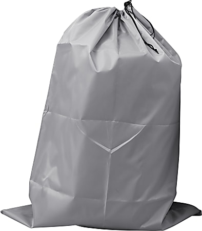 DormCo TUSK Super Jumbo Laundry Bag, 39-1/2" x 28", Gray