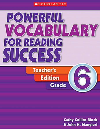 Scholastic Powerful Vocabulary For Reading Success, Teacher Edition — Grade 6