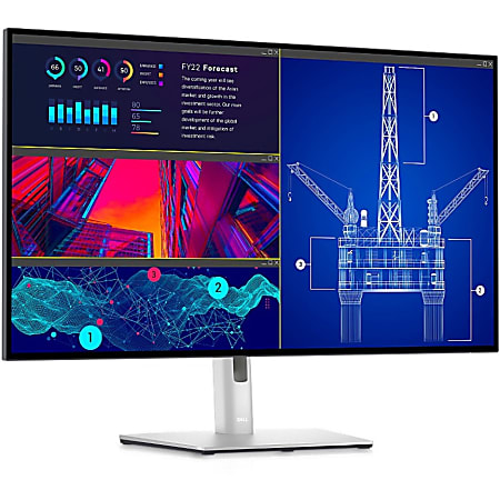 Dell UltraSharp U2723QE 27 4K UHD WLED Monitor LCD - 16:9 - Negro, Plata