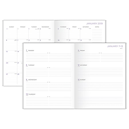 Cambridge Crystal Monthly Planner 8 12 x 11 January to December 2019 ...