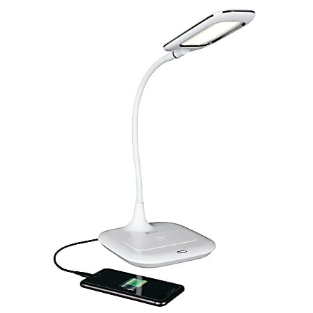 Ottlite Wellness Charging Desk Lamp (White)