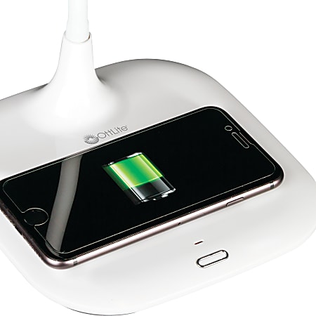 OttLite Prevention LED Desk Lamp With Wireless Charging 19 12 H