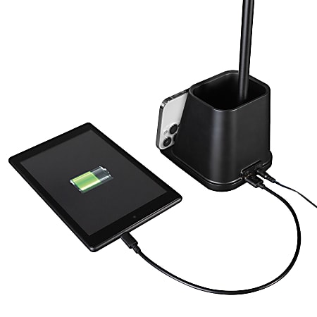 Ottlite executive desk lamp with hot sale wireless charging base