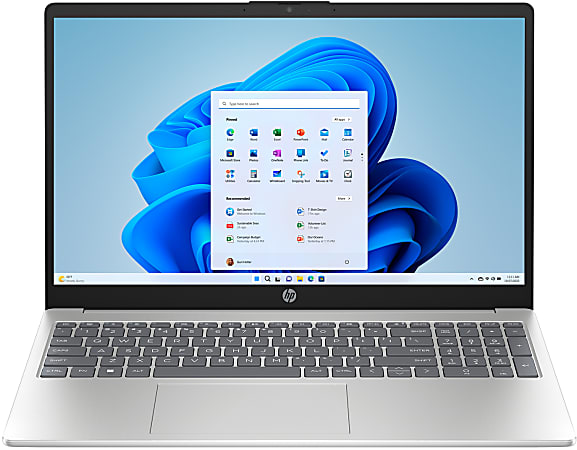 HP 15-fc0013od Laptop, 15.6" Screen, AMD Ryzen 3, 8GB Memory, 256GB Solid State Drive, Wi-Fi 6, Windows® 11 Home
