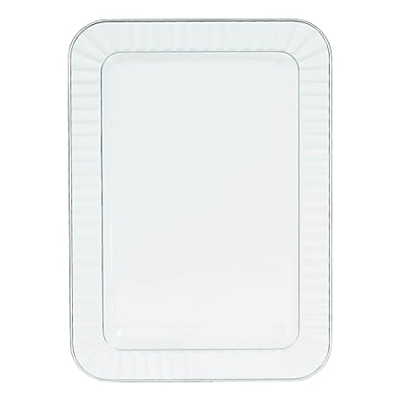 Amscan Plastic Appetizer Trays, 5" x 7", Clear, Pack Of 32 Trays