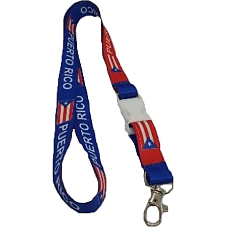 DORADO Puerto Rico Souvenir, Lanyard, Blue