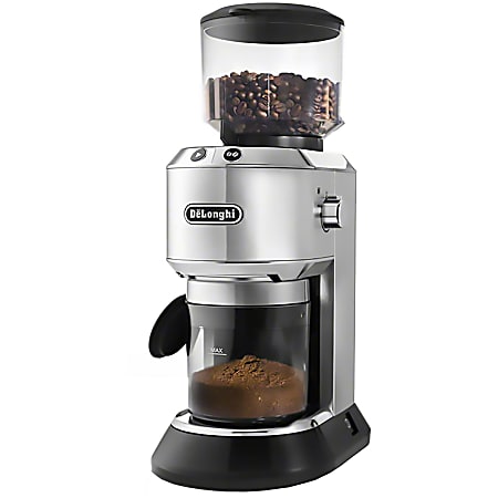 DeLonghi Dedica Conical Burr Coffee Grinder Stainless - Office Depot