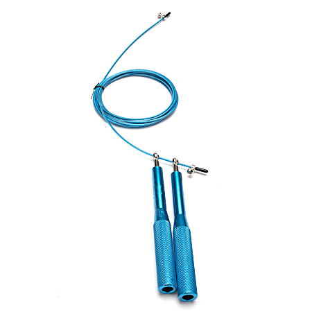 Mind Reader Adjustable Skipping Jump Rope, 129-1/2", Blue