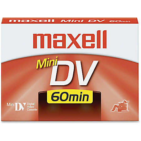 Maxell Mini DV Cassette MiniDV 1 Hour - Office Depot