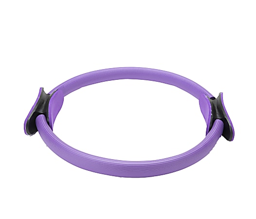 Mind Reader Yoga Pilates Ring, 15-1/8", Purple