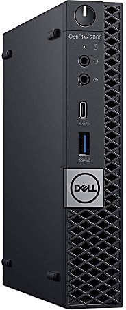 Dell™ OptiPlex 7060 Micro Refurbished Desktop PC, Intel® Core™ i3, 8GB Memory, 256GB Solid State Drive, Windows® 10 Pro