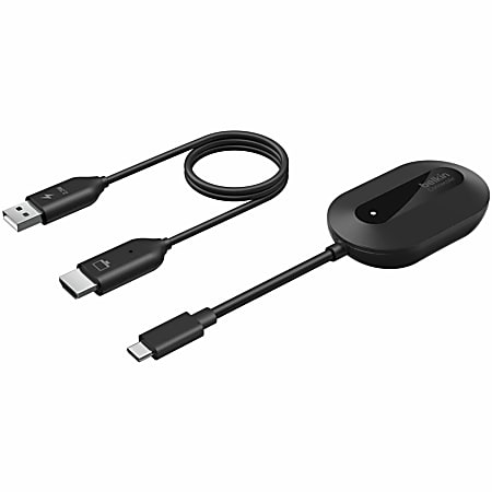 Belkin ConnectAir Wireless HDMI Video Adapter, USB-C Transmitter With USB-A to HDMI Receiver, AV Extender, Black