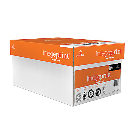 Office Depot Brand ImagePrint Multi Use Printer Copier Paper Letter Size 8  12 x 11 5000 Total Sheets 98 U.S. Brightness 20 Lb FSC Certified White 500  Sheets Per Ream Case Of 10 Reams - Office Depot