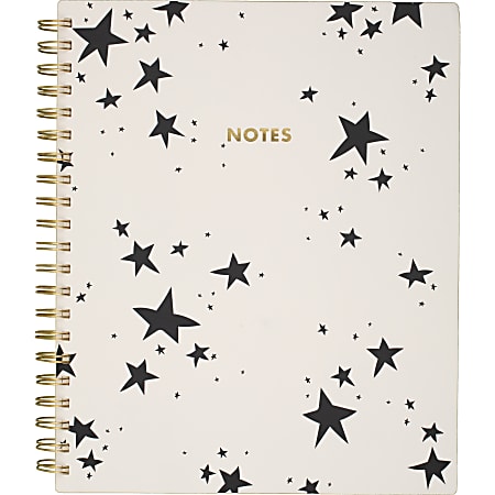 Emily Ley Notebook, Wirebound, Ruled, 80 Sheets, 8 1/2" x 11", Artist Stars