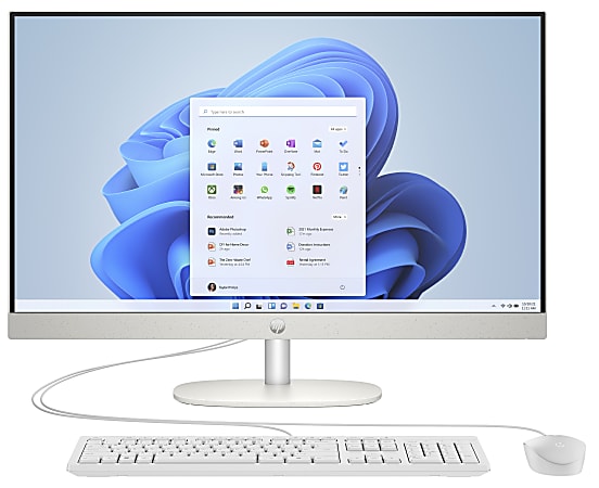 HP 23.8 All in One Desktop PC AMD Athlon Gold 4GB RAM 256GB SSD