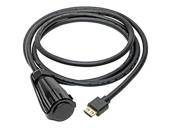Tripp Lite High-Speed IP68 Connector Industrial Ethernet HDMI Cable, 6'