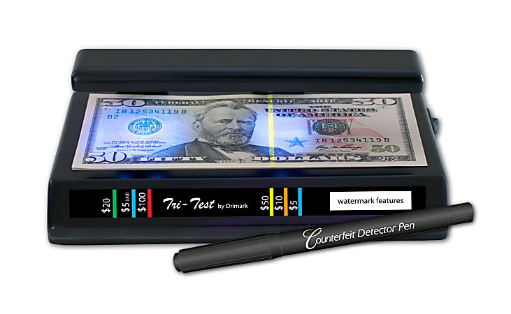 Dri-Mark® Tri-Test Ultraviolet Counterfeit Detector