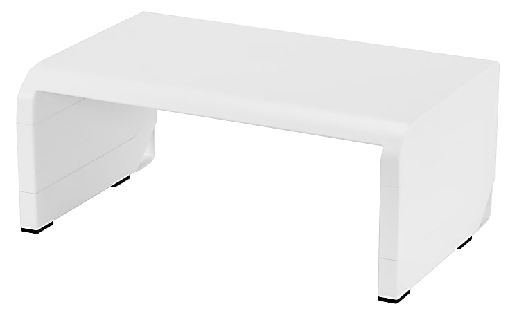 Bostitch® Konnect Monitor Stand, 2-3/8”H x 16-3/16”W x 9-7/8”D, White