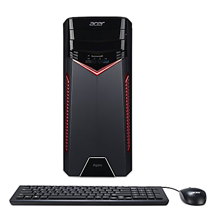 Acer Aspire GX-785 Desktop Computer - Core i5 i5-7400 - 8 GB RAM - 2 TB HDD - Windows 10 Home 64-bit - AMD Radeon RX 480 4 GB - DVD-Writer - Gigabit Ethernet - Wireless LAN - Bluetooth