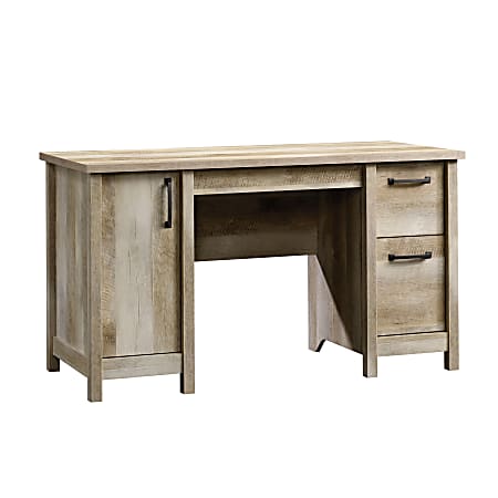Sauder lintel oak sale desk