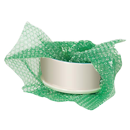 Office Depot® Brand Bubble Roll, 3/16" Thick, 30% Recycled, Green, 12" x 100'