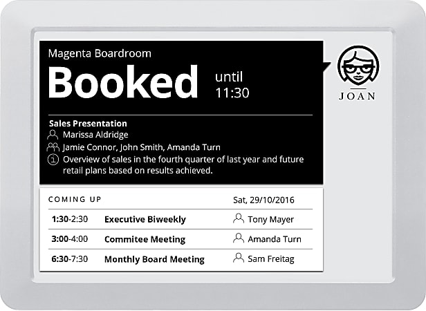 JOAN  Meeting Room Scheduler, 9.7", Gray