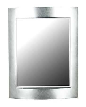 Kenroy Home Wall Mirror, Sacramento, 36"H x 28"W x 5"D, Silver