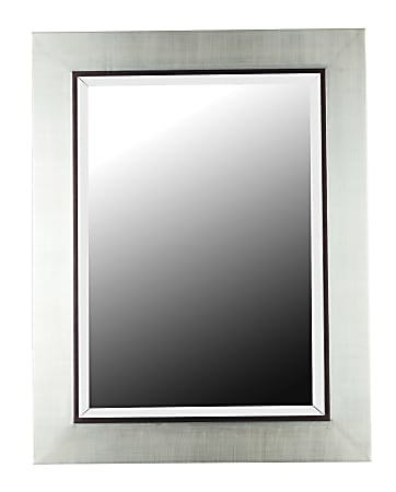 Kenroy Home Wall Mirror, Dolores, 38"H x 30"W x 2"D, Silver