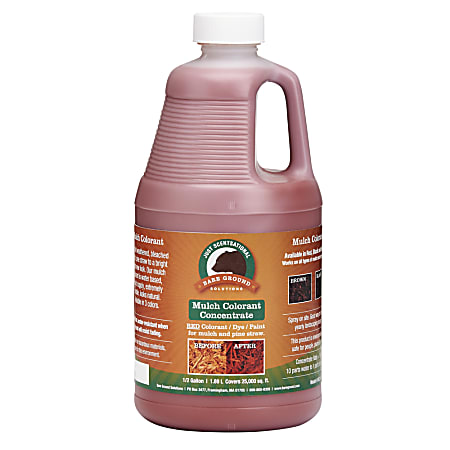 Just Scentsational Mulch Colorant Concentrate Liquid, 0.5 Gallons, Red Bark