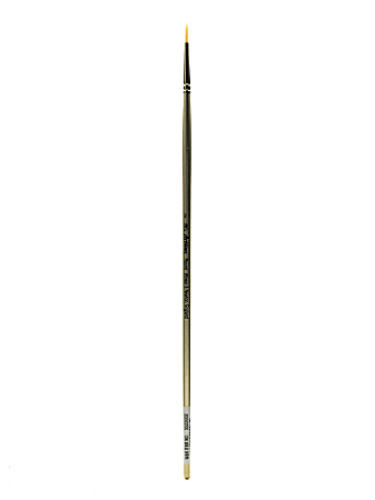 Winsor & Newton Artisan Series Paint Brush, Size 2, Round Bristle, Synthetic, Silver